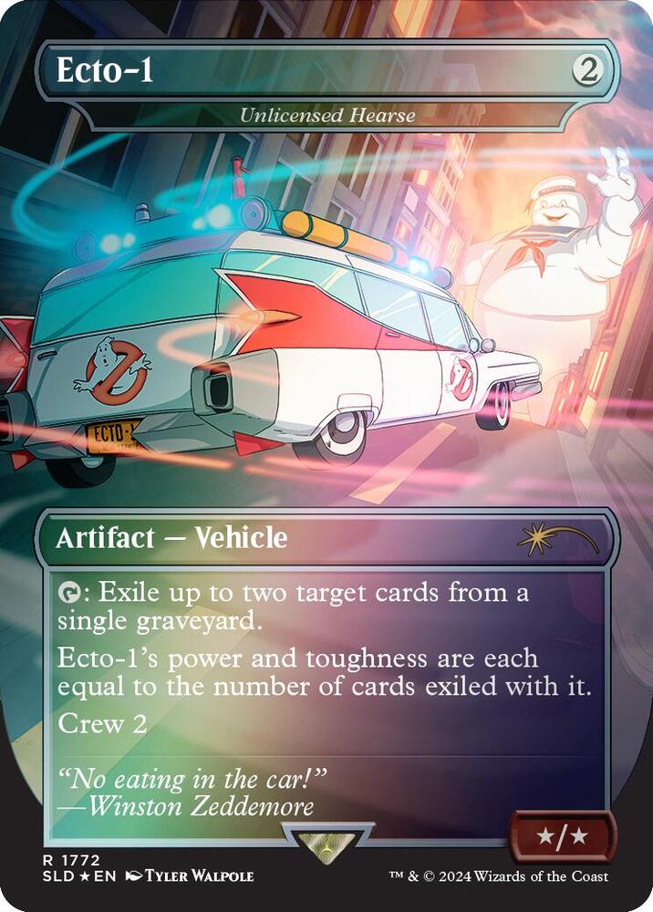 Ecto-1 - Unlicensed Hearse (Rainbow Foil) - Secret Lair Drop Series - R - 1772