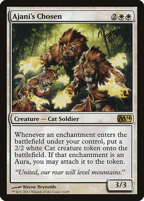 Ajani's Chosen - Magic 2014 (M14) - R - 2