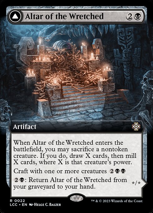 Altar of the Wretched (Extended Art) - Commander: The Lost Caverns of Ixalan - R - 22