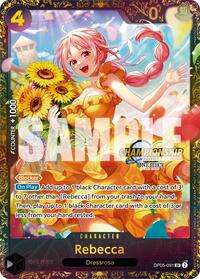 Rebecca (October Championship 2024 Online Regional) - One Piece Promotion Cards - SR - OP05-091