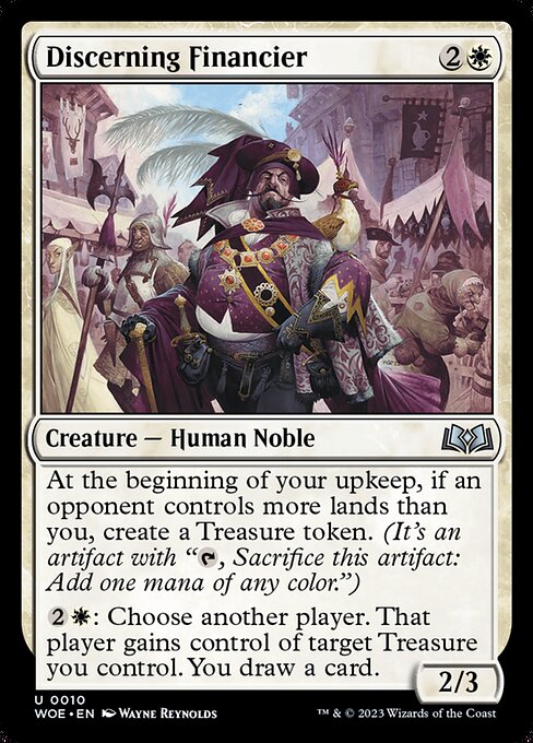 Discerning Financier - Wilds of Eldraine - U - 10