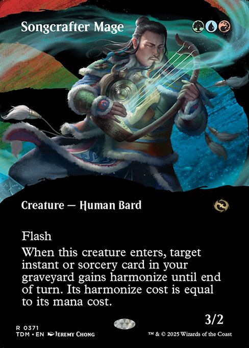Songcrafter Mage (Borderless) - Tarkir: Dragonstorm - R - 371