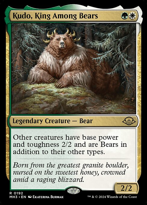 Kudo, King Among Bears - Modern Horizons 3 - R - 192