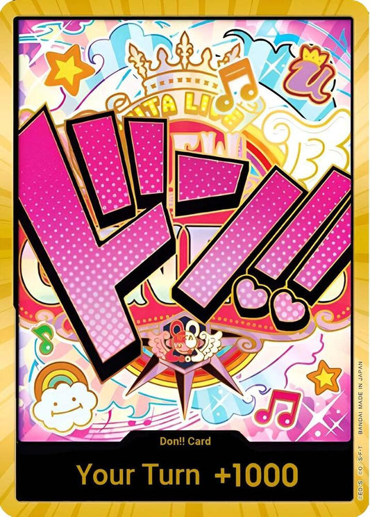 DON!! Card (Uta) (Gold) - Premium Booster -The Best- - DON!!