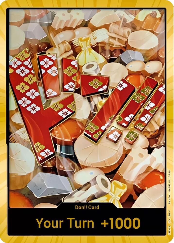 DON!! Card (Oden) (Gold) - Premium Booster -The Best- - DON!!