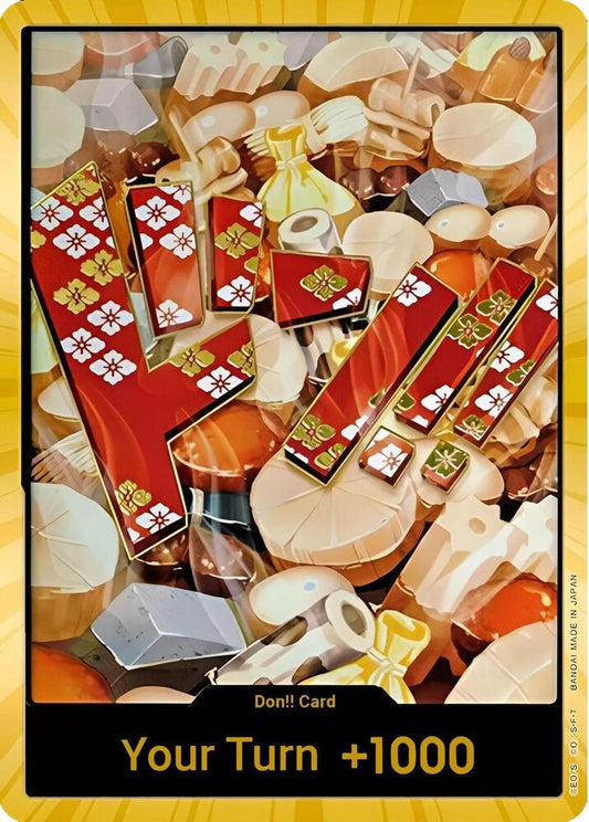 DON!! Card (Oden) (Gold) - Premium Booster -The Best- - DON!!