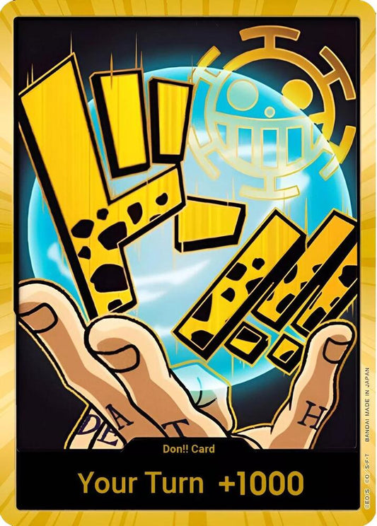 DON!! Card (Trafalgar Law) (Gold) - Premium Booster -The Best- - DON!!