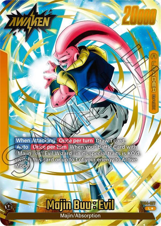 Majin Buu : Evil - FB04-077 (Alternate Art) - Ultra Limit - Leader - FB04-077