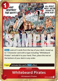 Whitebeard Pirates (ST15 - ST20 Release Event Winner Pack) - One Piece Promotion Cards - UC - OP02-022
