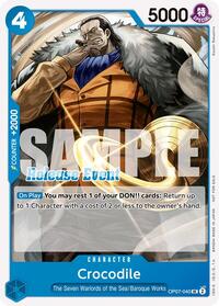 Crocodile (ST15 - ST20 Release Event Pack) - One Piece Promotion Cards - UC - OP07-040