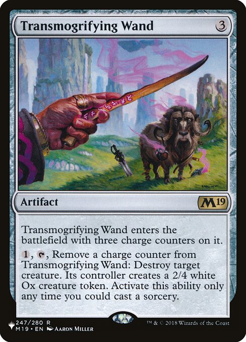 Transmogrifying Wand - The List Reprints - R - 247/280