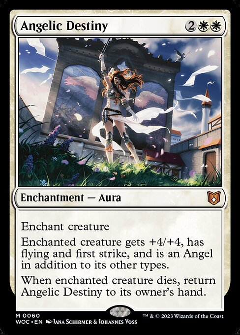 Angelic Destiny - Commander: Wilds of Eldraine - M - 60