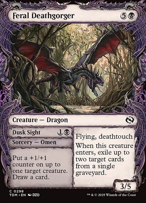 Feral Deathgorger (Showcase) - Tarkir: Dragonstorm - C - 298
