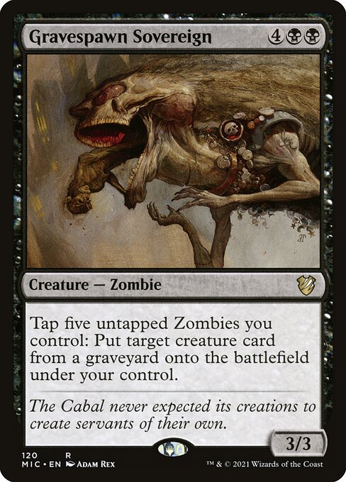 Gravespawn Sovereign - Commander: Innistrad: Midnight Hunt - R - 120