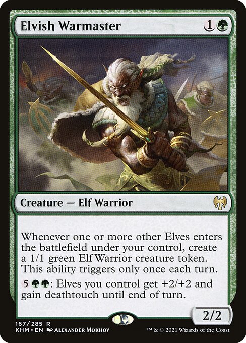 Elvish Warmaster - Kaldheim - R - 167