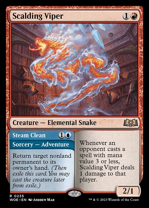 Scalding Viper - Wilds of Eldraine - R - 235
