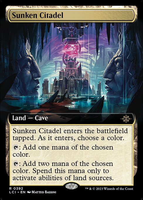 Sunken Citadel (Extended Art) - The Lost Caverns of Ixalan - R - 392