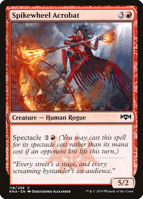 Spikewheel Acrobat - Ravnica Allegiance - C - 118
