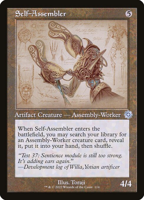 Self-Assembler (Schematic) - The Brothers' War: Retro Frame Artifacts - U - 114