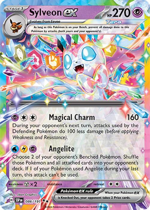 Sylveon ex - SV08: Surging Sparks - Double Rare - 086/191