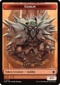 Goblin // Zombie Doubled-Sided Token - Foundations - T - 18 // 15