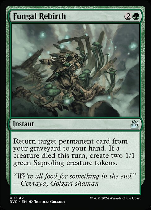 Fungal Rebirth - Ravnica Remastered - U - 142