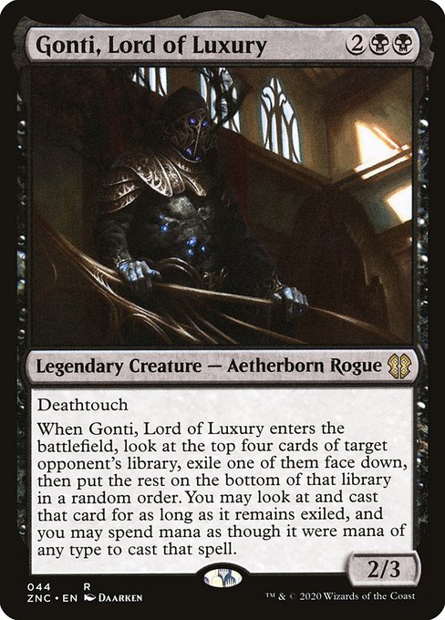 Gonti, Lord of Luxury - Commander: Zendikar Rising - R - 44