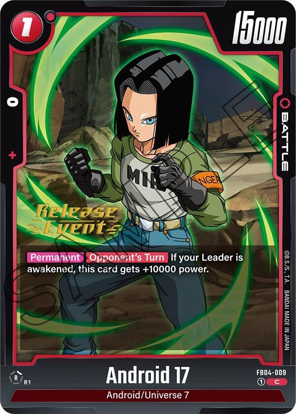 Android 17 - Ultra Limit Release Event Cards - Common - FB04-009