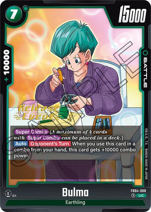 Bulma - Ultra Limit Release Event Cards - Uncommon - FB04-068