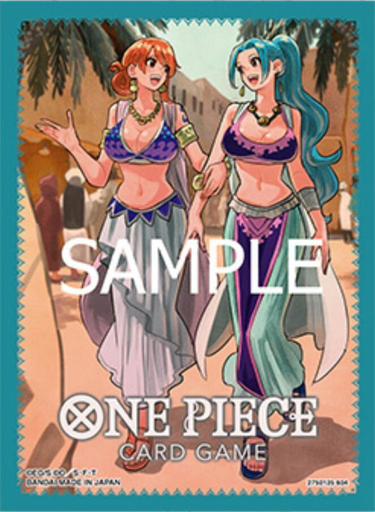 One Piece Card Game Official Sleeves: TCG+ Store Edition Vol.1 - Nami and Vivi (70-Pack)