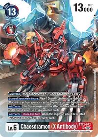 Chaosdramon (X Antibody) (Alternate Art) - Special Limited Set - Super Rare - BT12-072 SR