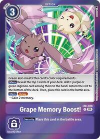 Grape Memory Boost! - Special Limited Set - Promo - LM-038 P