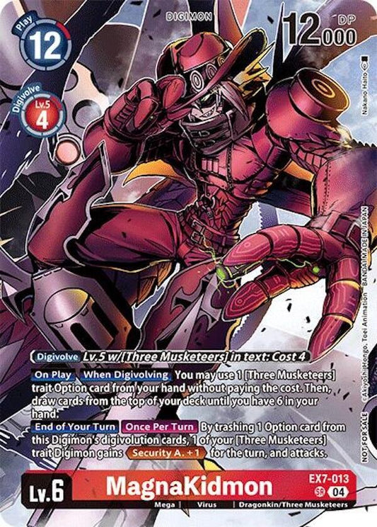 MagnaKidmon (Alternate Art) (Box Topper) - Special Limited Set - Super Rare - EX7-013 SR