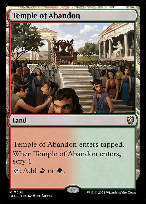 Temple of Abandon - Commander: Bloomburrow - R - 338