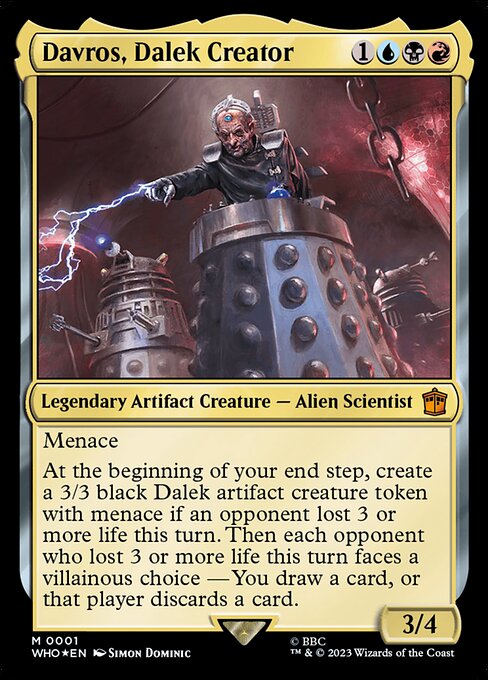 Davros, Dalek Creator - Universes Beyond: Doctor Who - M - 1