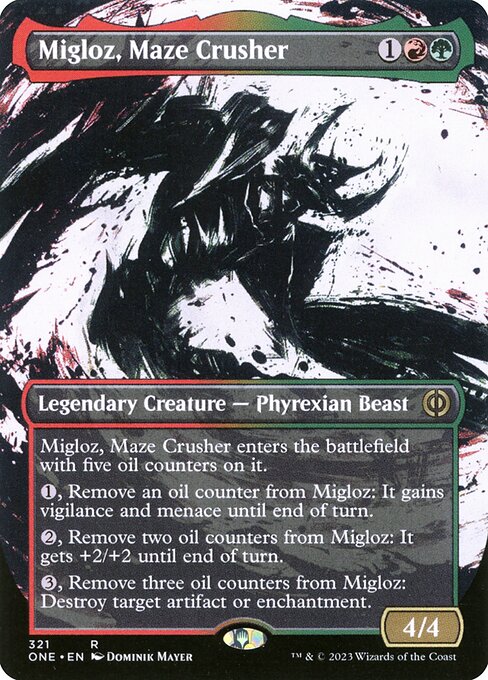 Migloz, Maze Crusher (Showcase) - Phyrexia: All Will Be One - R - 321