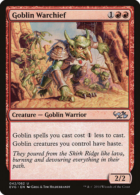 Goblin Warchief - Duel Decks: Anthology - U - 42