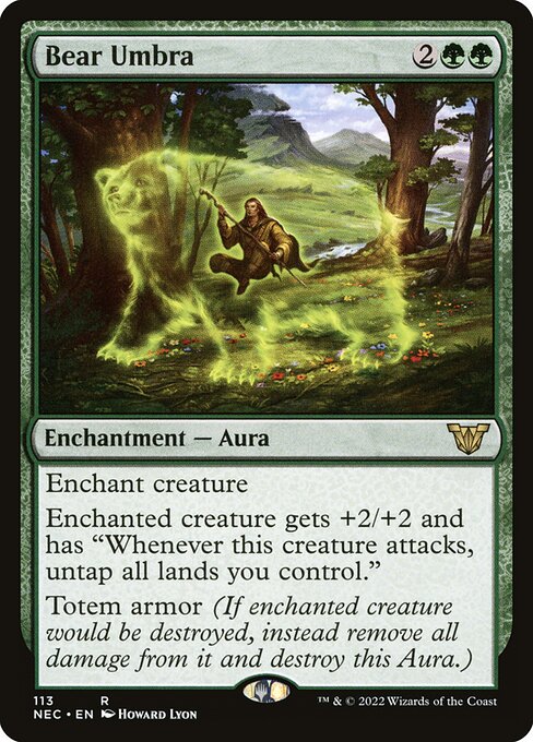 Bear Umbra - Commander: Kamigawa: Neon Dynasty - R - 113