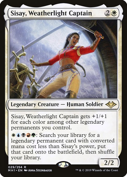 Sisay, Weatherlight Captain - Modern Horizons - R - 29