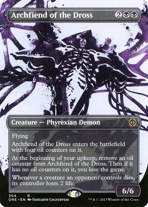 Archfiend of the Dross (Showcase) - Phyrexia: All Will Be One - R - 304