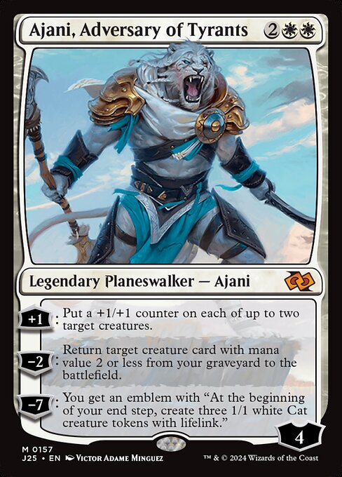 Ajani, Adversary of Tyrants - Foundations Jumpstart - M - 157