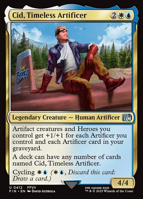 Cid, Timeless Artificer (0412) - FINAL FANTASY - U - 412