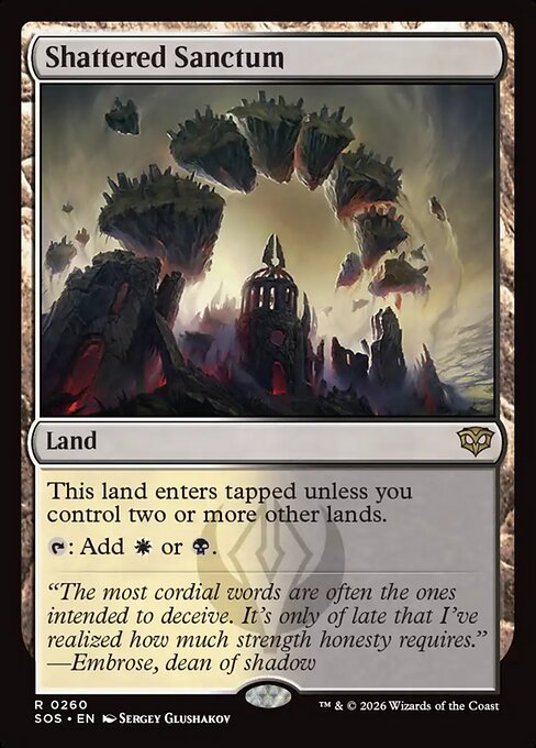 Shattered Sanctum - Secrets of Strixhaven - R - 260