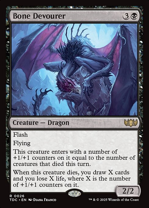 Bone Devourer - Commander: Tarkir: Dragonstorm - R - 26