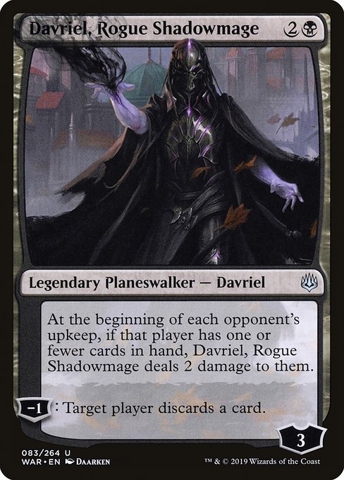 Davriel, Rogue Shadowmage - Prerelease Cards - U - 83