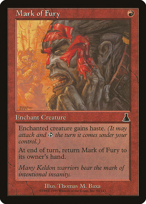 Mark of Fury - Urza's Destiny - C - 93