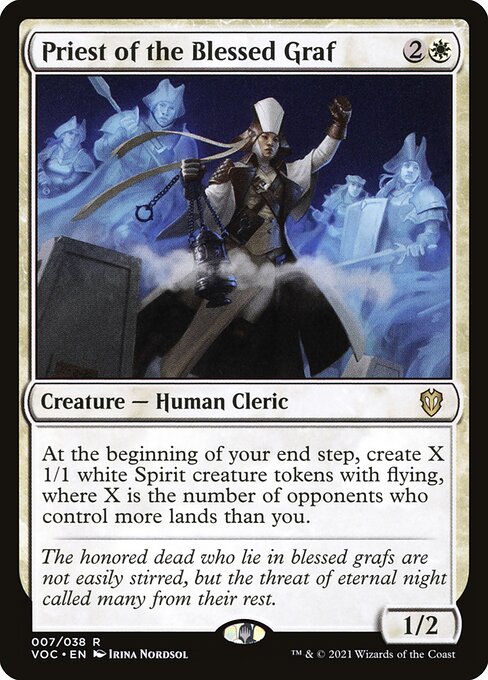 Priest of the Blessed Graf - Commander: Innistrad: Crimson Vow - R - 7