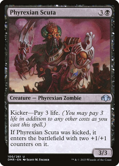 Phyrexian Scuta - Dominaria Remastered - U - 100