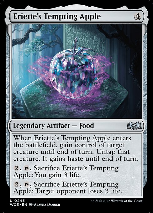 Eriette's Tempting Apple - Wilds of Eldraine - U - 245