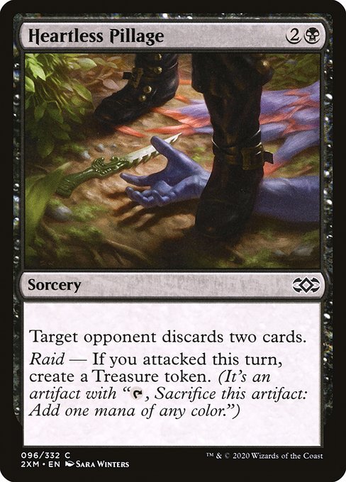 Heartless Pillage - Double Masters - C - 96